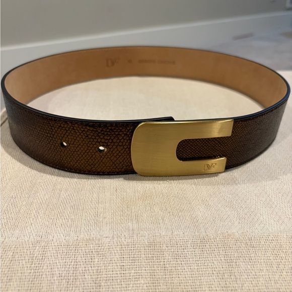 Diane Von Furstenberg Accessories - Diane Von Furstenberg Brown Leather Belt